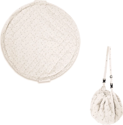 Play&Go Noomad soft couverture de jeu organique et sac à jouets moon