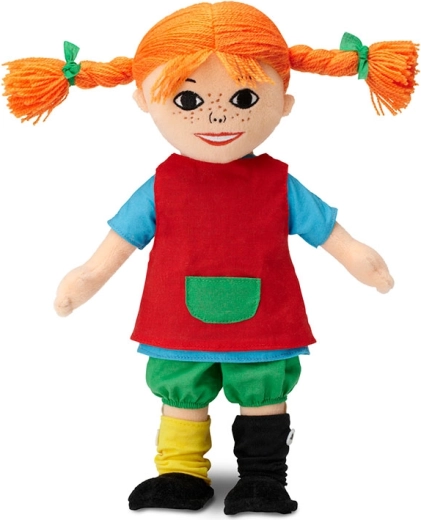 Micki of Sweden Pippi Longue Chaussette – poupée en tissu douce 30 cm