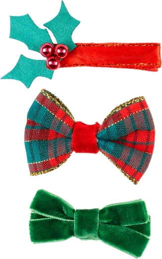 Souza! barrettes à cheveux Aurora avec motifs de Noël - 3 pièces