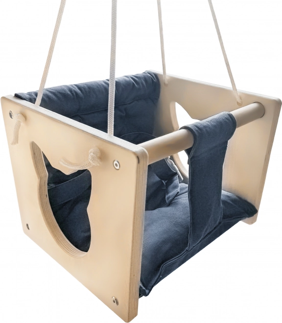 Balançoire en bois pour enfants Chat