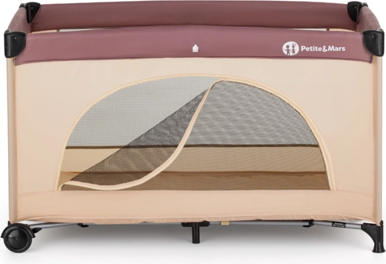 Entrée latérale zippée pour l’autonomie de l’enfant