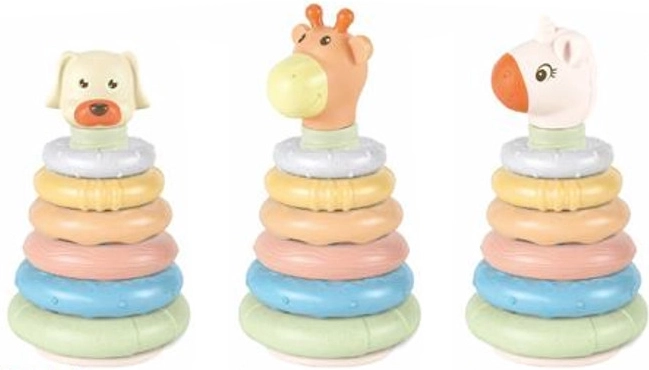 Pyramide sensorielle empilable pour bébés