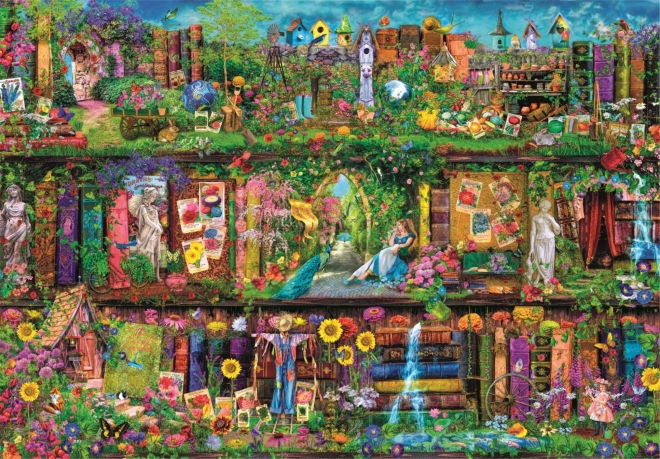 Puzzle 6000 pièces Étagères de jardin CLEMENTONI