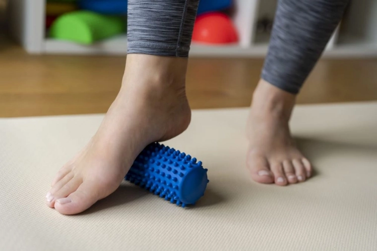 Soulagement ciblé pour les pieds et le fascia plantaire