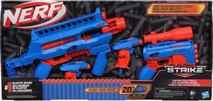 Nerf Alpha Strike Ensemble de Blasters et Fléchettes
