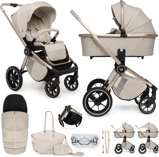 Muuvo Quick Boho beige poussette combinée 2-en-1