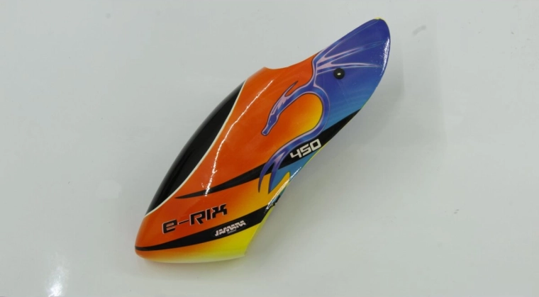 Cabine (canopy) en GRP pour Jamara E-Rix 450 version 1 - 1 pièce