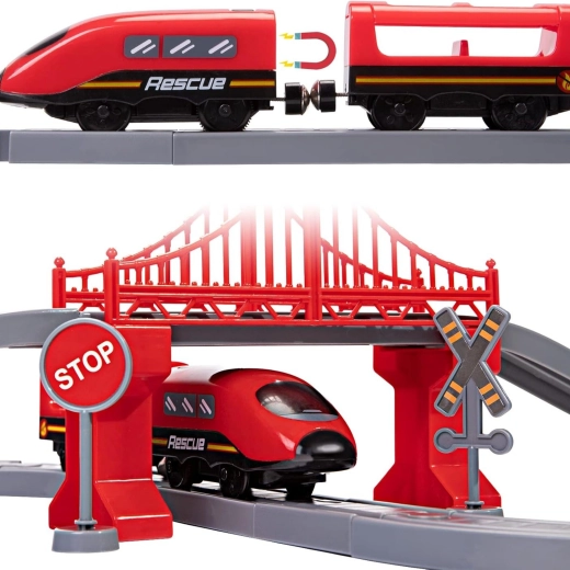 Train électrique avec sons réalistes