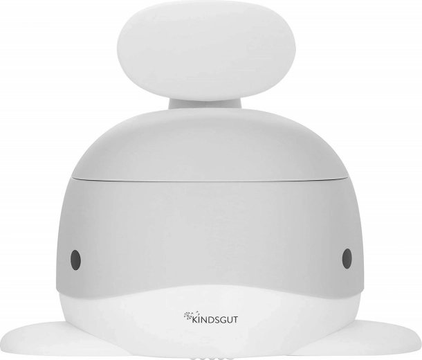 Kindsgut pot de chambre pour enfant baleine gris clair