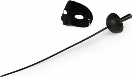 Ensemble de déguisement avec masque noir et rapière