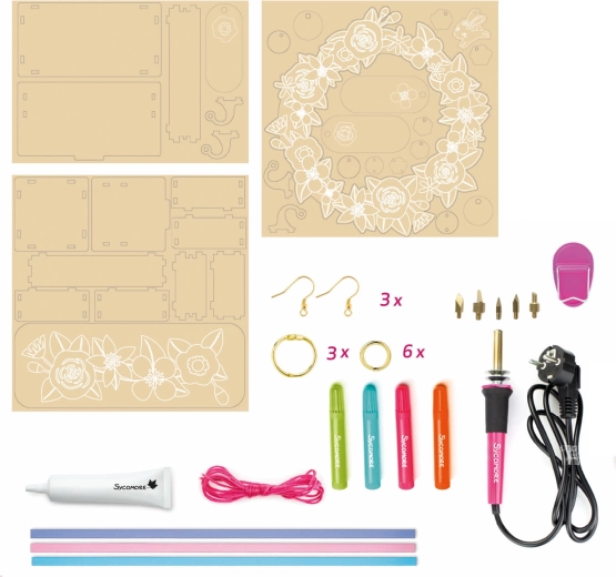 Lovely box pyrografie – bijoux