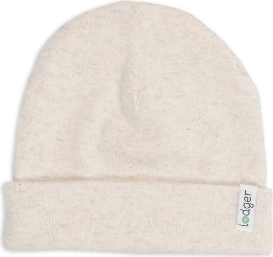 Bonnet en coton Lodger mélangé Birch 0–6 mois