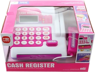 Caisse enregistreuse enfant avec scanner à piles - 1 pièce
