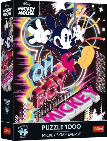Puzzle Premium Plus Disney Mickey Mouse – Monde virtuel 1000 pièces - 1 pièce