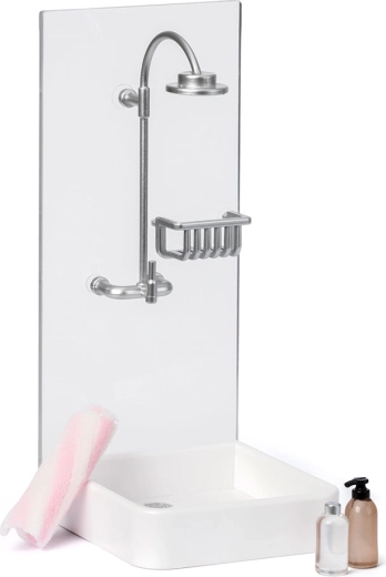 Set de douche Lundby pour salle de bain de maison de poupées