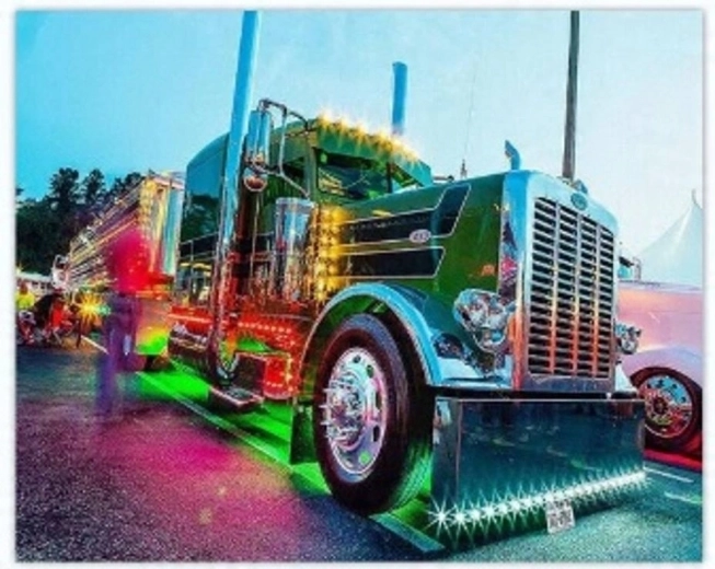 Norimpex Peinture par numéros Camion coloré 40 × 50 cm