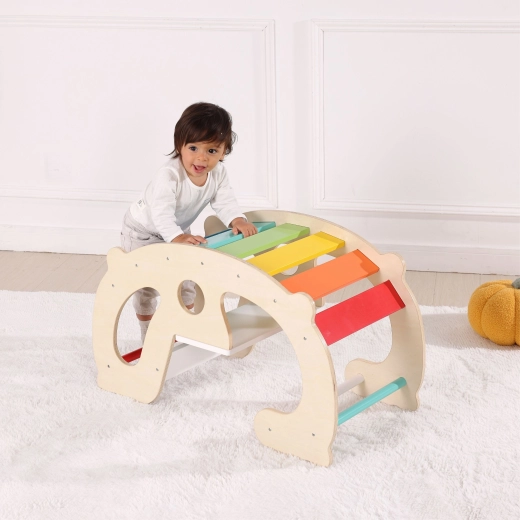 Les barreaux arc‑en‑ciel motivent au mouvement