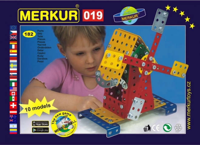 Jeu de construction Merkur Moulin - 10 modèles