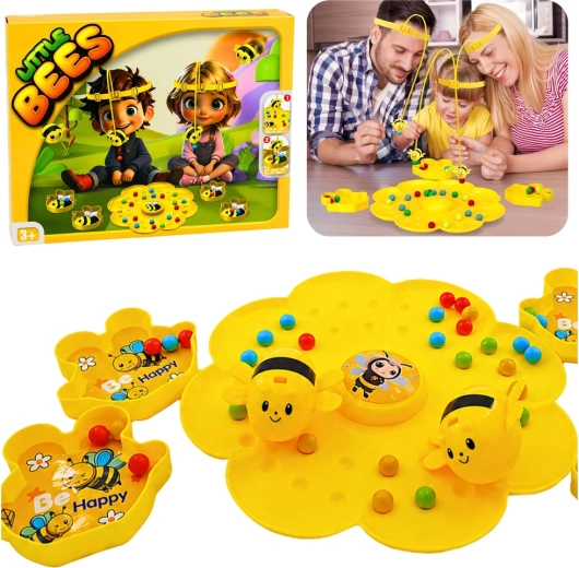 Jeu magnétique de rapidité Abeilles avec billes pour 2 joueurs