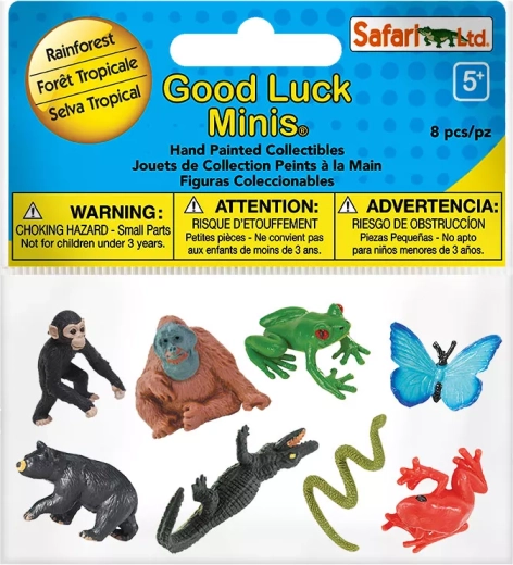 Safari Ltd. Good Luck Minis funpack forêt tropicale