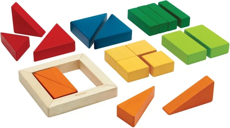 Cubes de fractions PlanToys