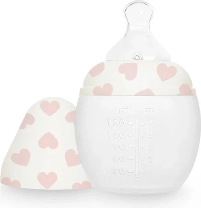 Biberon anti-coliques Élhée 150 ml Full of Love Pink