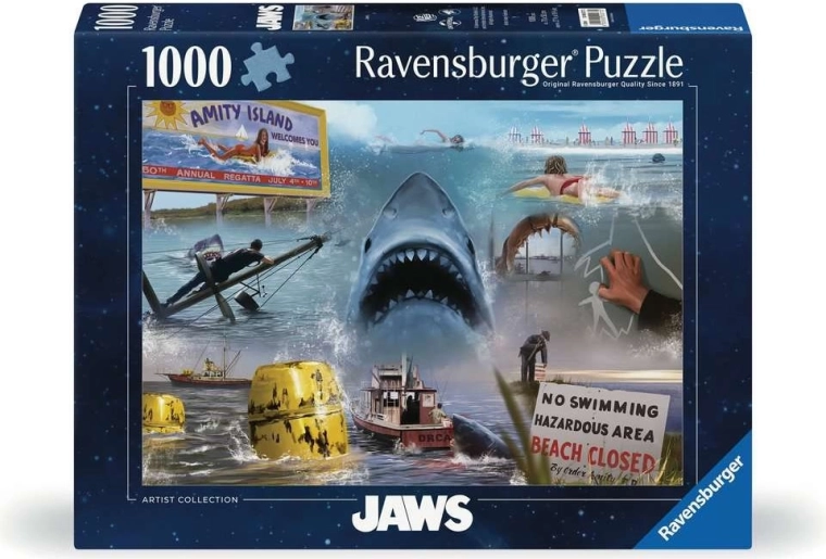 Puzzle Ravensburger Artist Collection : Les Dents de la mer – 1000 pièces