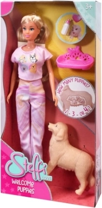 Steffi Love accueille des chiots