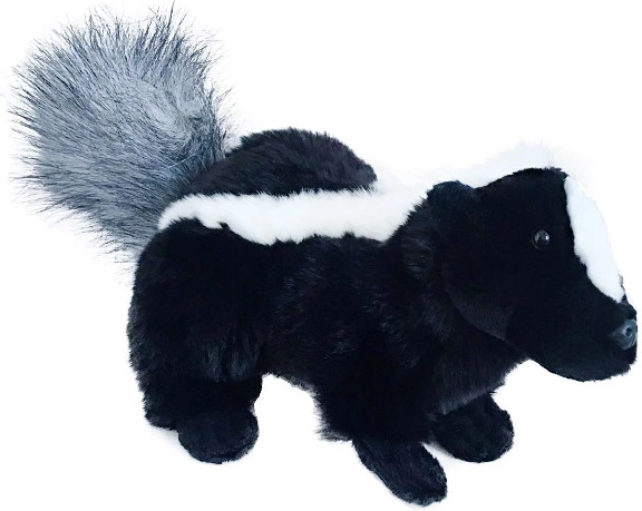 Moufette rayée en peluche 22 cm