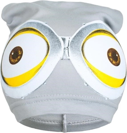 Bonnet de printemps pour enfant New Baby avec motif Minion, gris
