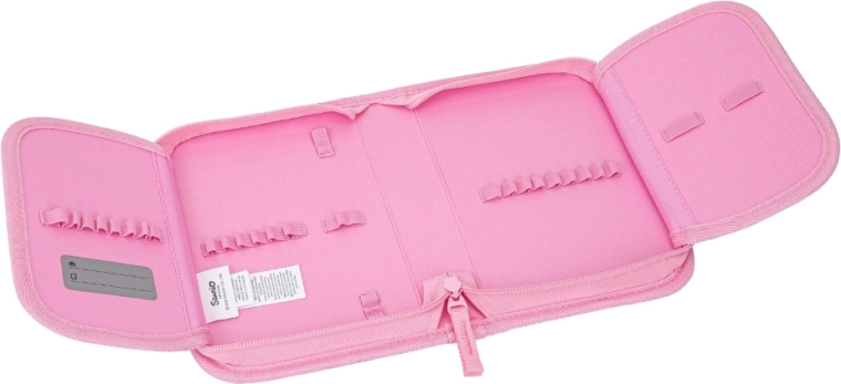 Trousse bien organisée avec fermeture éclair YKK résistante