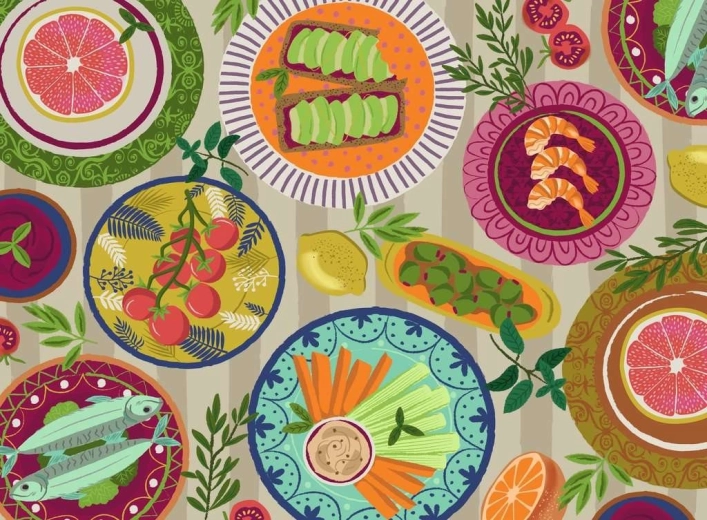 Puzzle Cuisine méditerranéenne 500 pièces RAVENSBURGER