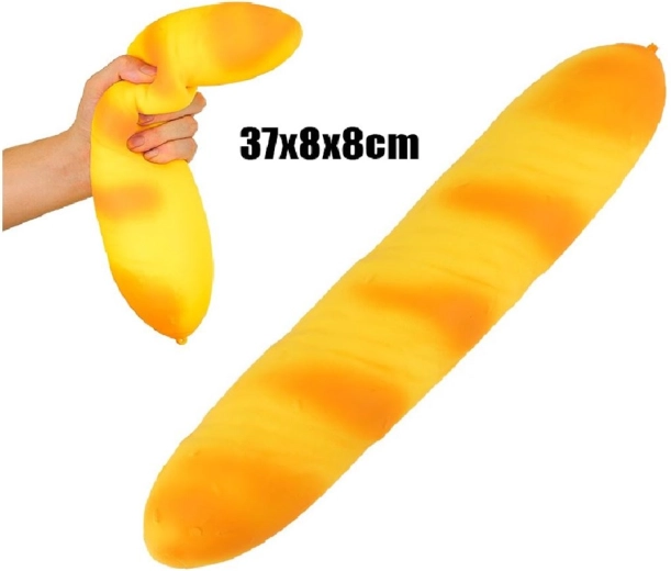 Baguette XXL antistress à presser 38 cm