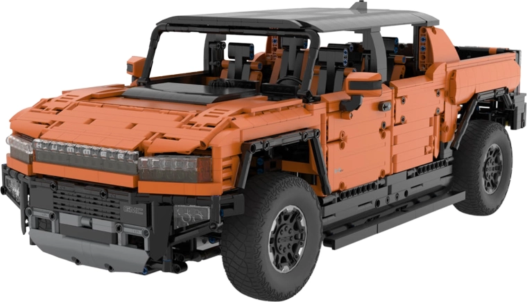 Modèle détaillé Hummer EV à l