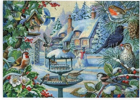 House of Puzzles Oiseaux d'hiver – puzzle de 500 grandes pièces