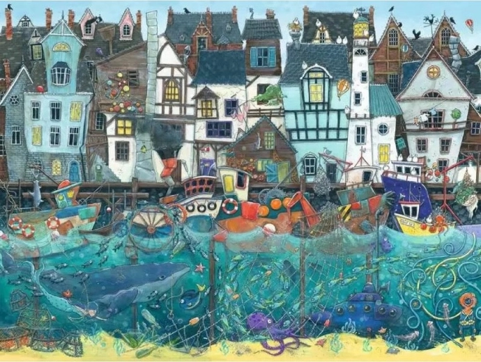 Puzzle Ravensburger Port merveilleux 1500 pièces