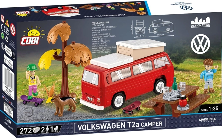 Volkswagen T2a iconique à l’échelle 1:35