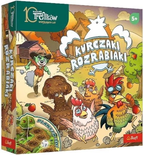 Kurczaki rozrabiaki – jeu familial de collecte de pommes