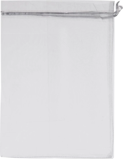 Sachet en organza gris 25 × 35 cm