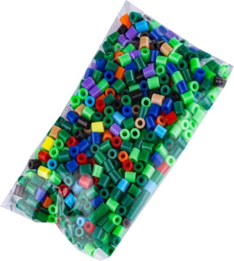 Riche mélange de perles colorées