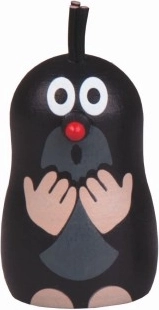 Detoa figurine en bois magnétique Krteček étonné