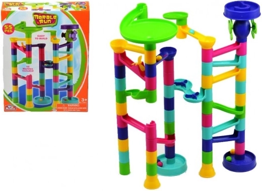 Piste à Billes pour Enfants - 55 Pièces