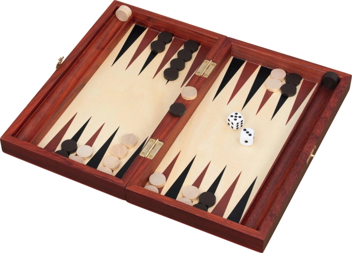 Goki backgammon jeu de société en bois