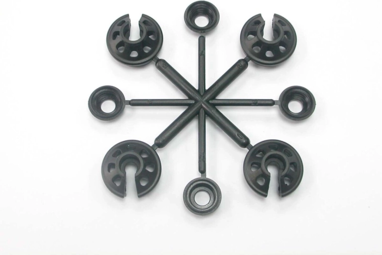 Boîtier arrière d’amortisseur 16 mm X2 avec 4 capuchons d’amortisseur HN