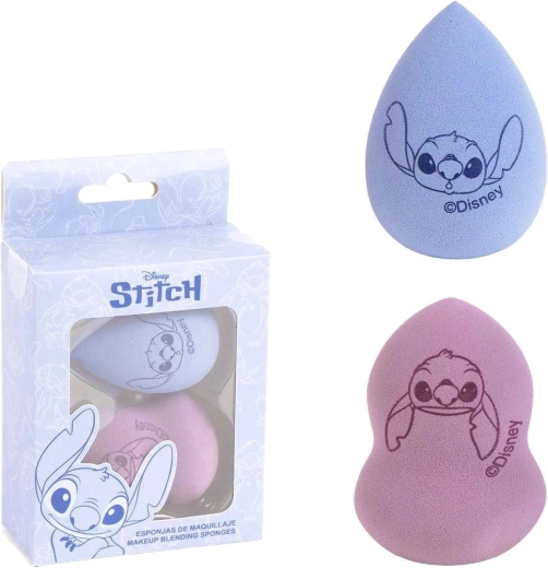 Lot d’éponges de maquillage pour le visage Lilo et Stitch - 2 pièces