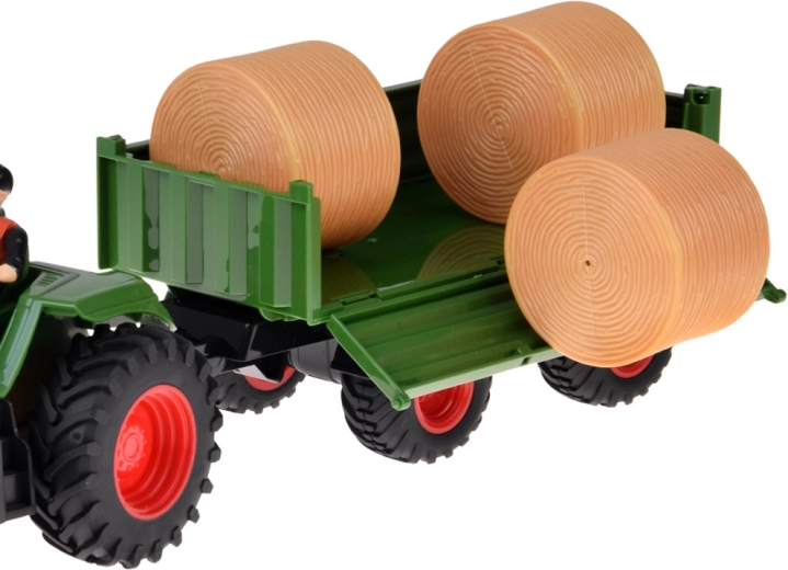 Remorque détachable avec ridelles rabattables