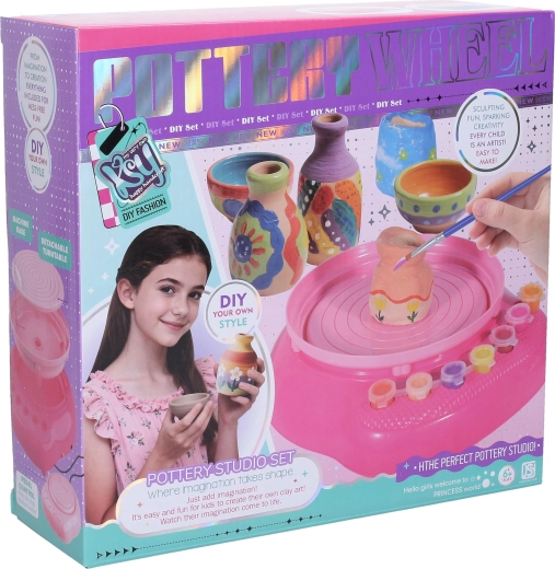 Tour de potier pour enfants avec kit d’accessoires