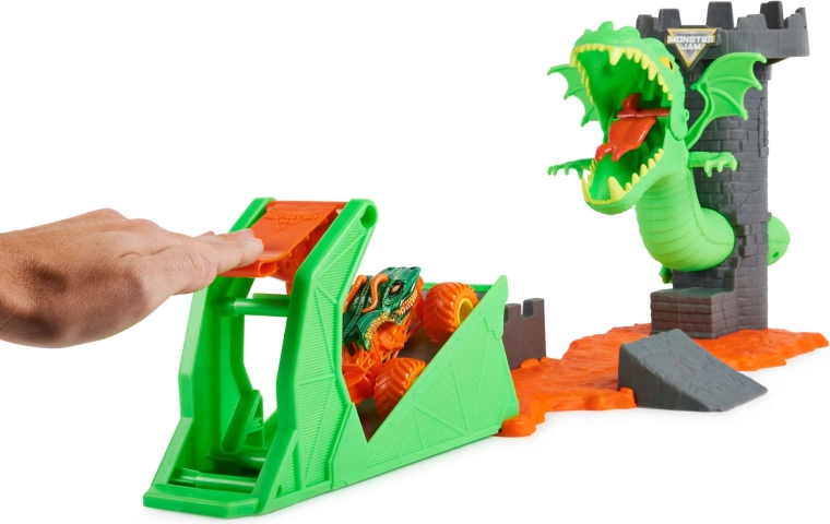 Lancez le truck dans le combat contre le dragon
