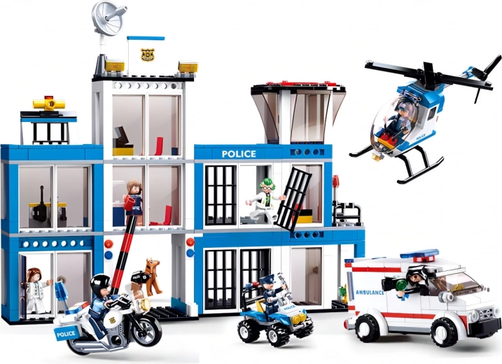 jeu de construction Sluban Police – évasion de prison