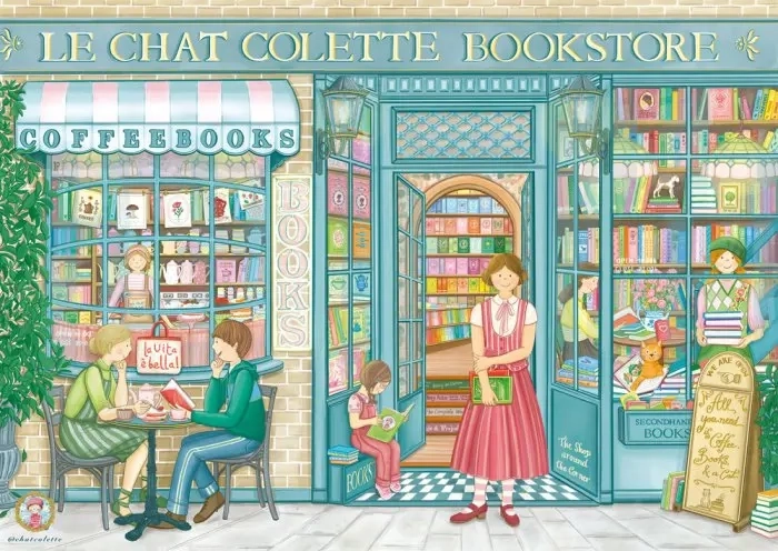 puzzle librairie 1000 pièces MAGNOLIA